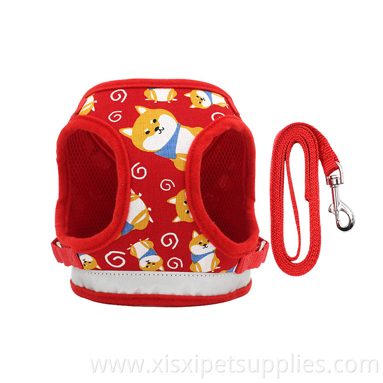Wholesale Custom Dog Safety Vest Harness Adjustable Harness Travel Pet Strap